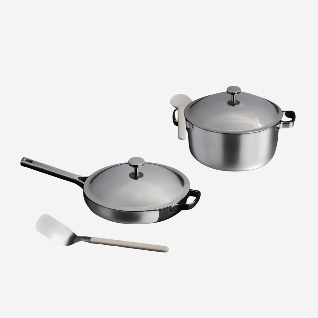 Titanium Pro Kochgeschirr Duo – Chrom