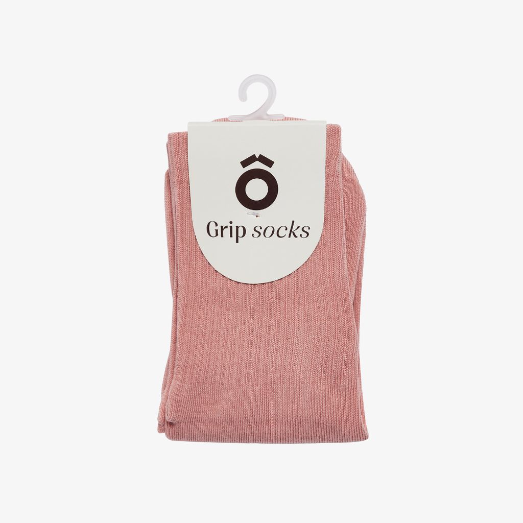 ÔWEAR Essentials Pilates-Socken mit Grip – Rosa - Image 1