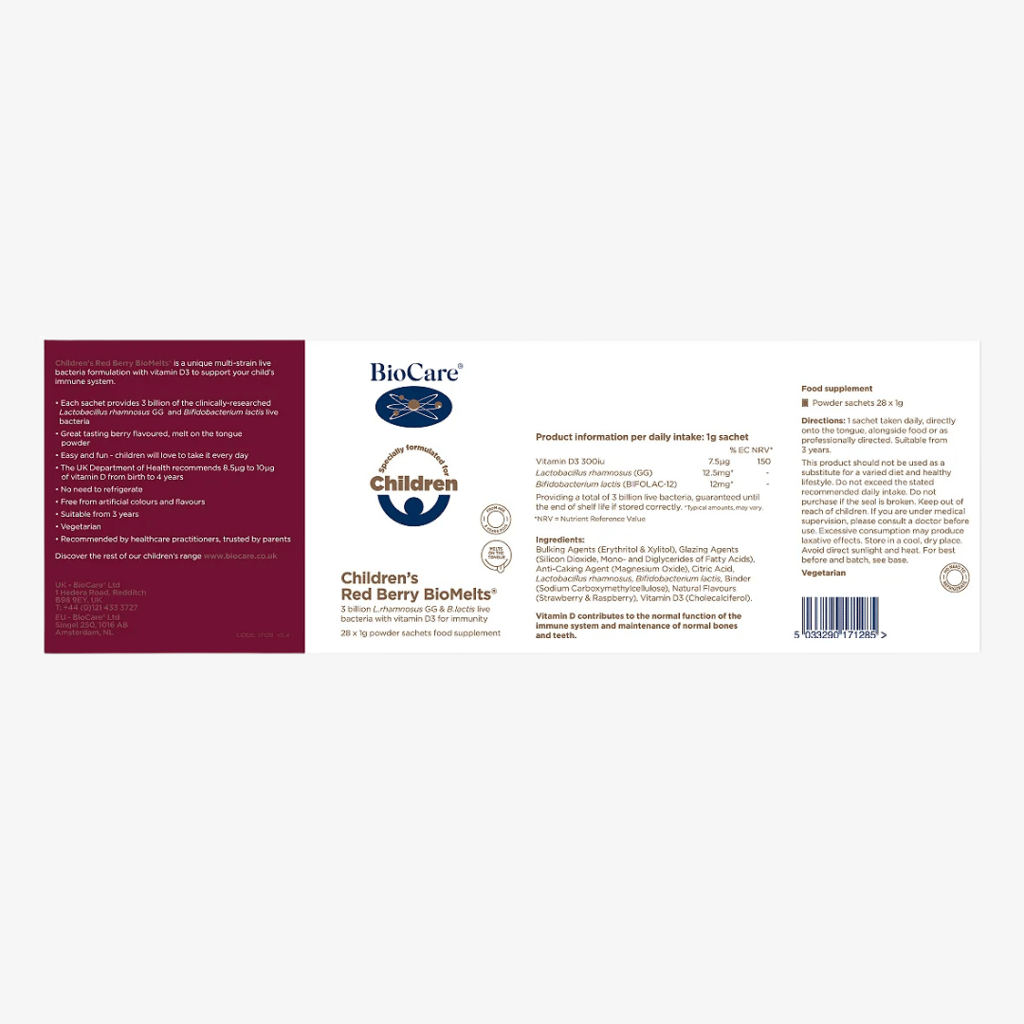 Bio-Schmelztabletten mit roter Beere für Kinder - Image 2