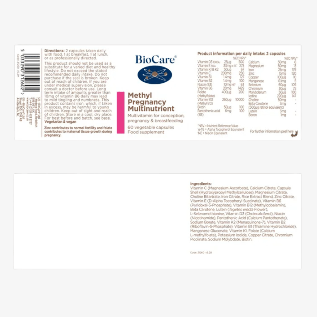 Methyl Schwangerschafts-Multinährstoff - Image 2