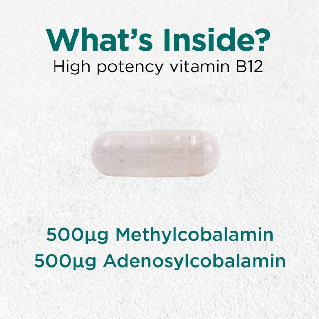 Vitamin B12 Methylcobalamin & Adenosylcobalamin Sublingual 1 mg - Image 3