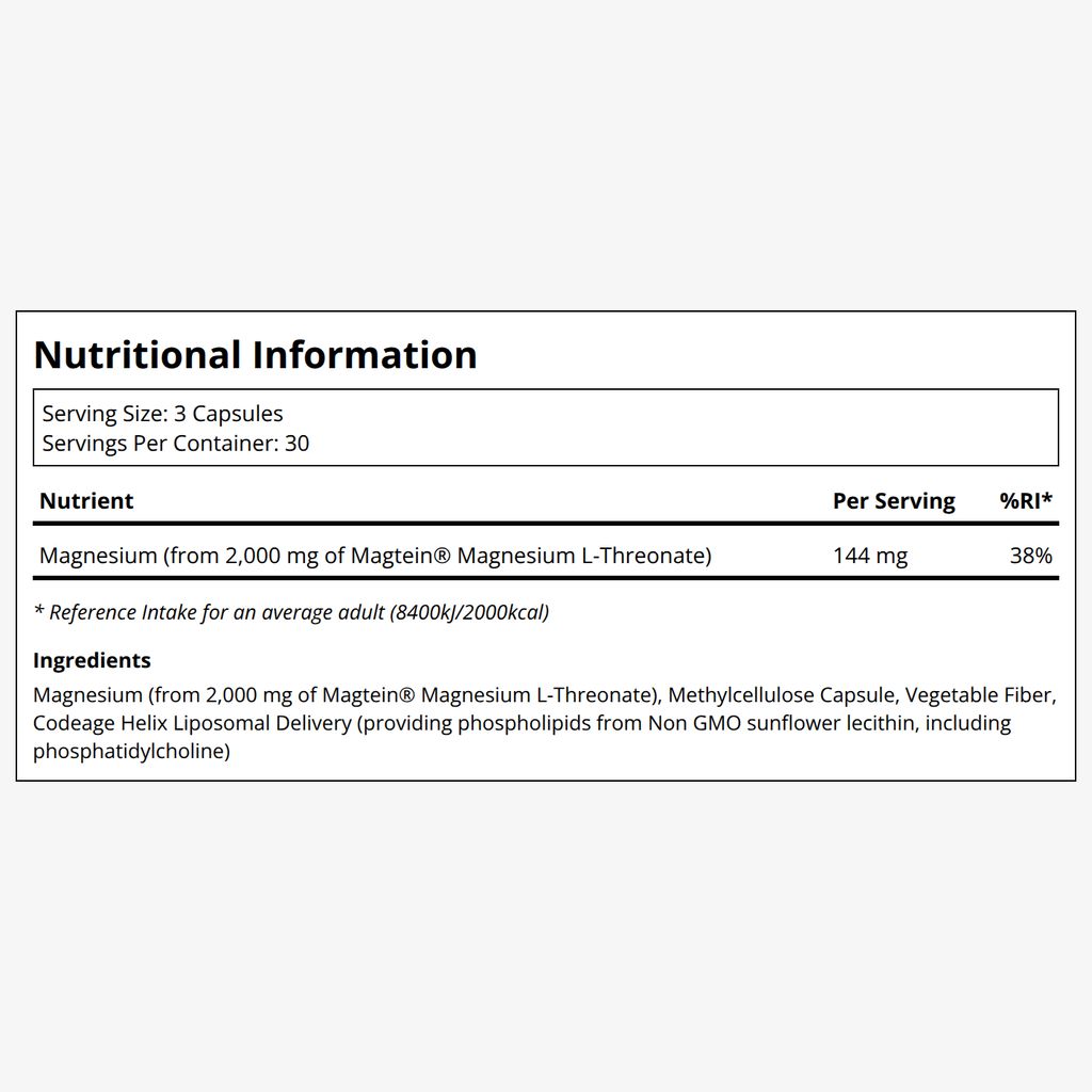 Liposomale Magnesium-L-Threonat-Kapseln - Image 2