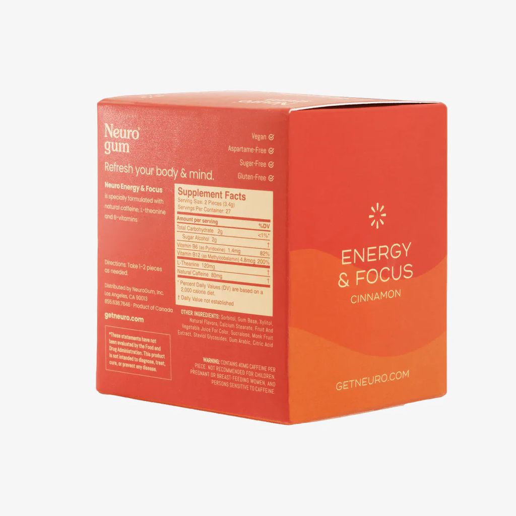 Neuro Gum Energy & Focus – Zimt - Image 1