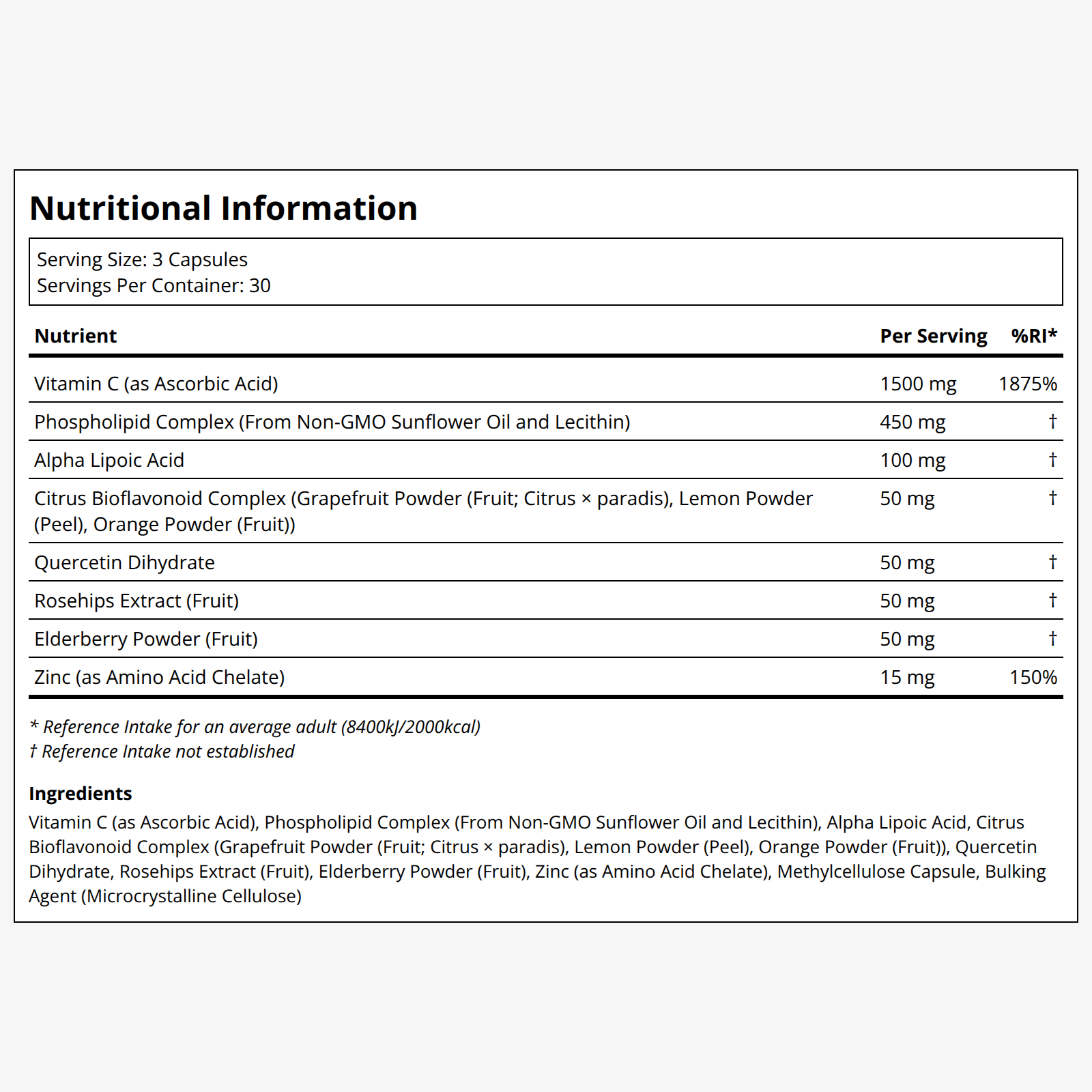 Codeage Liposomales Vitamin C+ - Image 3